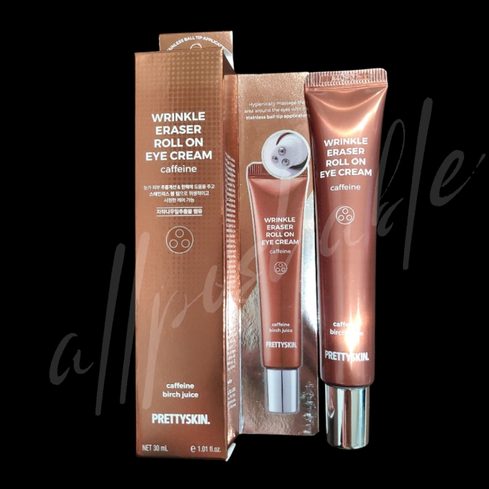 ⭐️3/$35⭐️ PRETTYSKIN Roll-On Wrinkle Eraser Eye Cream - Caffeine